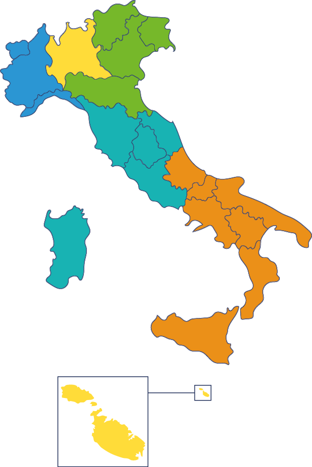 Cartina Sales team di NSK